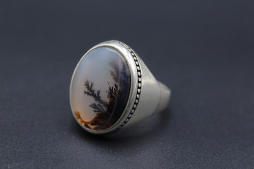 عقيق يماني مشجر مقاس 11.75 انجليزي _ 27 عربي