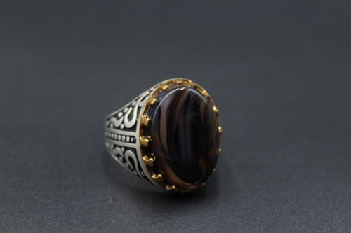 عقيق يماني مقاس 11 انجليزي _ 25 عربي