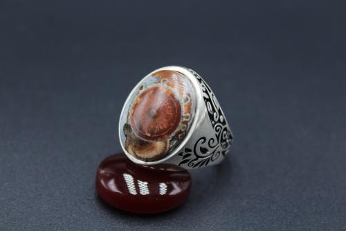 عقيق يماني داوودي عين الذيب مقاس 10 انجليزي _ 23.5...