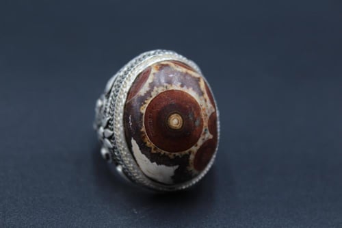 عقيق يماني داوودي عين الذيب حجم كبير مقاس 11.25 ان...