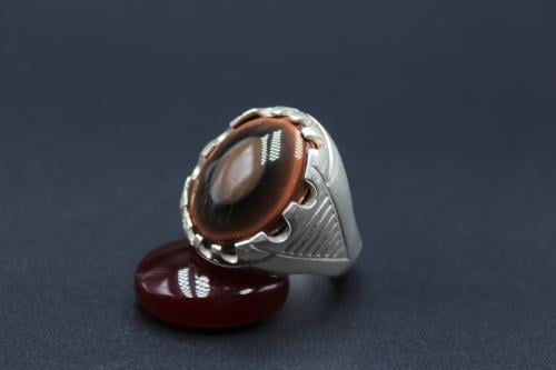 عقيق يماني سليماني مقاس 9 انجليزي _ 20 عربي