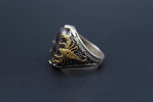 خاتم عقيق يماني مساميري مقاس 8.25 انجليزي _ 18.5 ع...