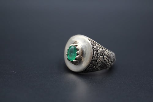 خاتم زمرد زامبيا افريقي مقاس 9.75 انجليزي _ 22 عرب...