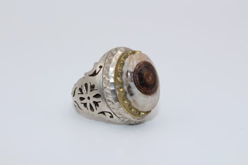 خاتم عقيق يماني داوودي مقاس 7.25 انجليزي - 15.5 عر...