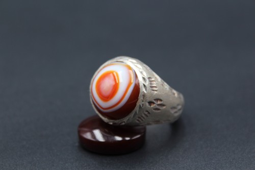 خاتم عقيق اندونيسي بقراني مقاس 10.25 انجليزي_ 23.5...