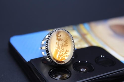 عقيق يماني مشجر مقاس 9 انجليزي _ 20 عربي