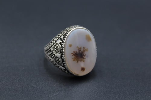 عقيق يماني مشجر مقاس 9 انجليزي _ 20 عربي