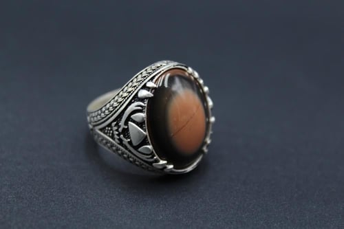 عقيق يماني سليماني مقاس 7.75 انجليزي _ 16.5 عربي