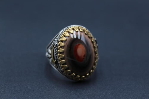 عقيق يماني سليماني مقاس 9.75 انجليزي _ 21.5 عربي