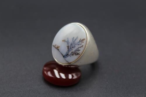 عقيق يماني مشجر مقاس 10 انجليزي _ 23 عربي