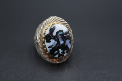 خاتم عقيق يماني نوادر مقاس 10 انجليزي _ 22 عربي