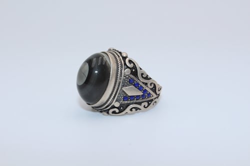 خاتم عقيق يماني سليماني مقاس 7 انجليزي_ 15 عربي