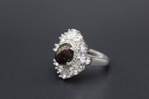 خاتم اوبال اثيوبي مقاس 7.25 انجليزي _ 15.5 عربي