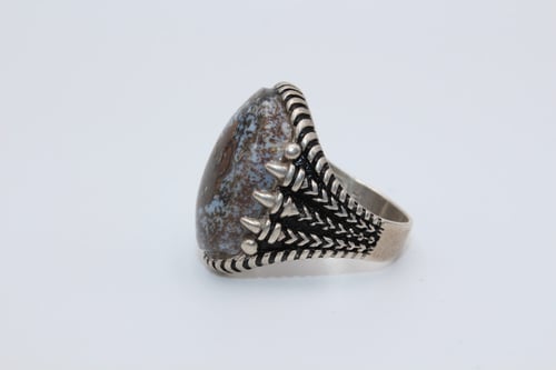 خاتم عقيق يماني داوودي مقاس 9.25 انجليزي _ 21 عربي