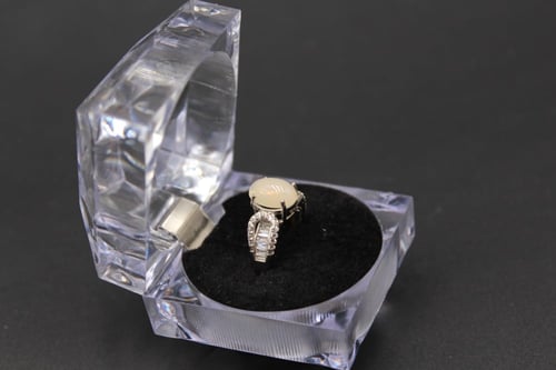 خاتم اوبال اثيوبي مقاس 7 انجليزي _ 15 عربي