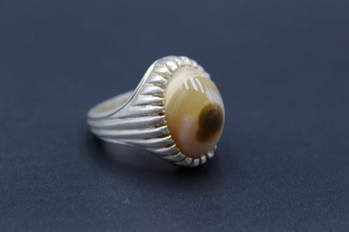 خاتم عقيق هندي سليماني مقاس 9 انجليزي _ 20 عربي