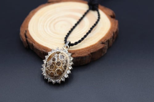 قلادة من المرجان المتحجر