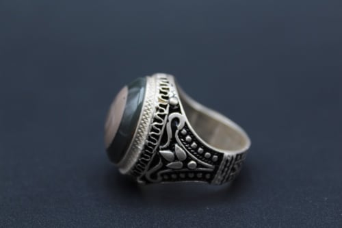 خاتم عقيق يماني سليماني مقاس 7.75 انجليزي_ 17 عربي