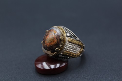 خاتم عقيق يماني داوودي مقاس 9.25 انجليزي _ 21 عربي