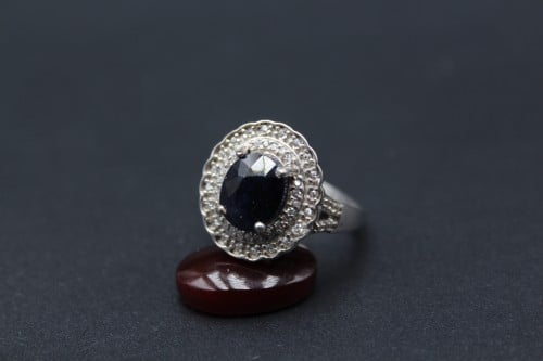 خاتم زفير افريقي مقاس 7.5 انجليزي _ 16 عربي