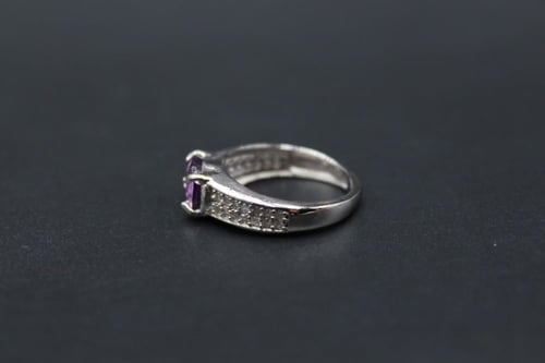 خاتم جمشت ( اميثيست ) افريقي مقاس 6.5 انجليزي _ 14...