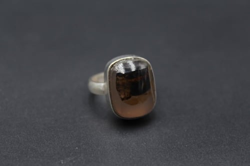 خاتم عقيق يماني مصور مقاس 6.5 انجليزي _ 13.5 عربي