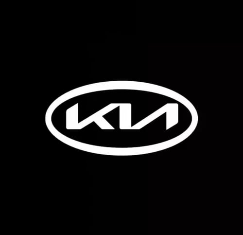 اضاءة ترحيبية بشعار كيا - قطعتين