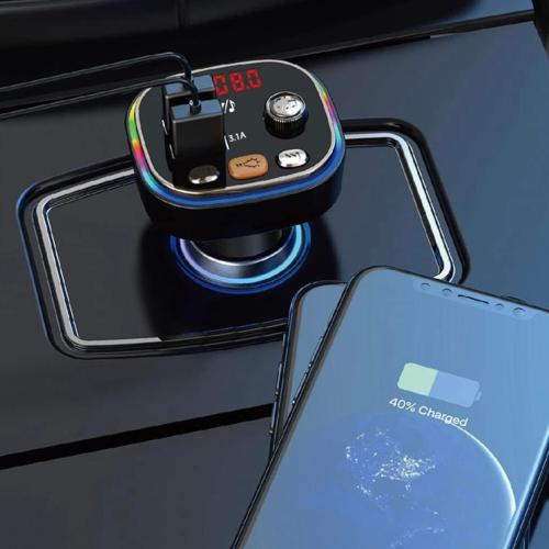 شاحن سيارة ومشغل MP3 متعدد الوظائف