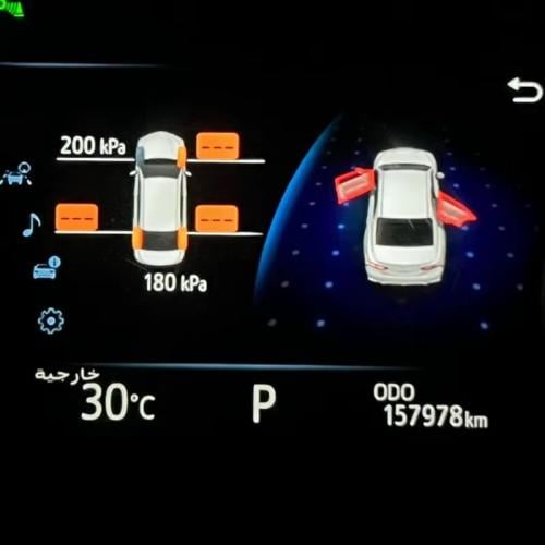 جهاز قياس وعرض ضغط الكفرات تويوتا كامري