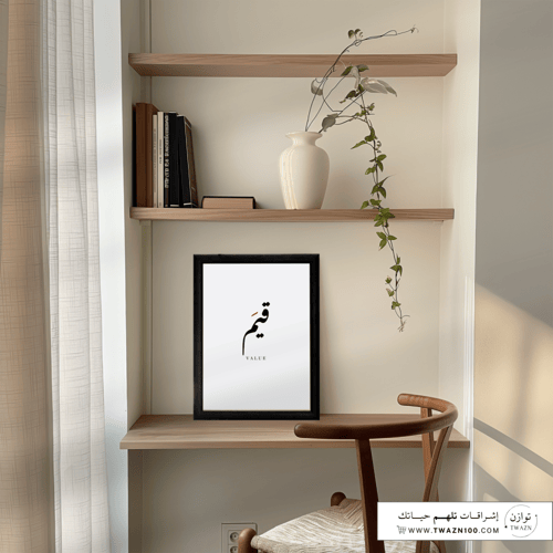 لوحة بإطار - قيم