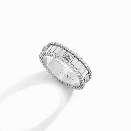 خاتم مارلي Life full diamond ring