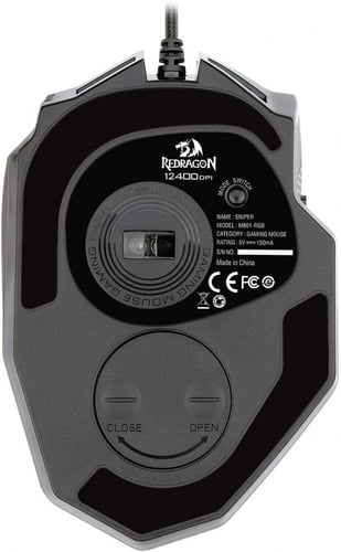 ماوس Redragon M801 RGB - دقة 12,400 DPI وإضاءة RGB...