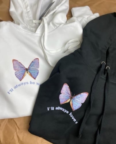 بلوفر الفراشة شتوي أنيق