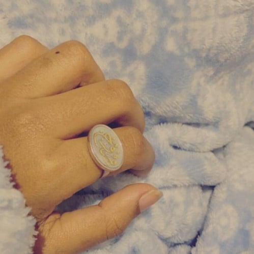 خاتم فضه ملكي