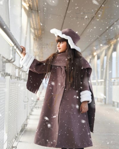 فروة اطفال شتوية أنيقة