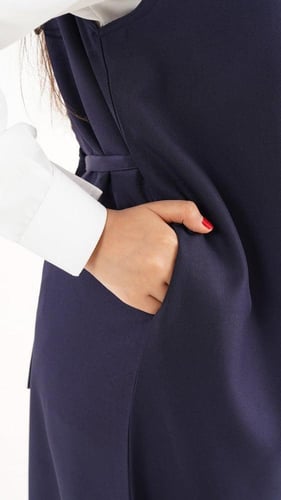 مريول ثانوي كحلي شيال