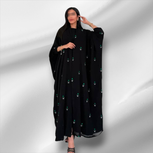 عبايه نص بشت سيفين ونخلة