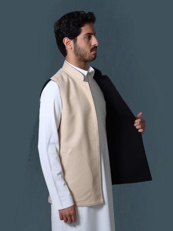 سديري رجالي جوخ سكري مع اسود