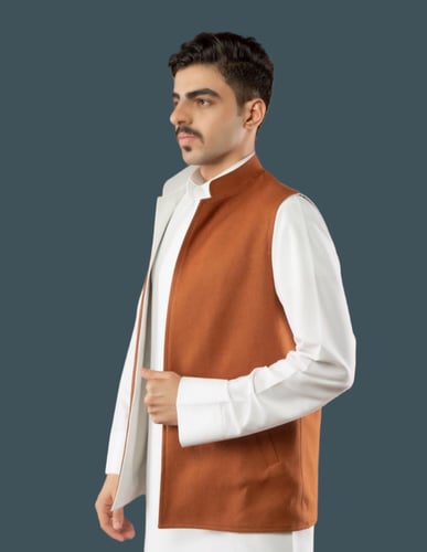 سديري رجالي لون كحلي مع جملي