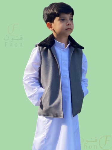 سديري اطفال جوخ مع فرو داخلي ناعم