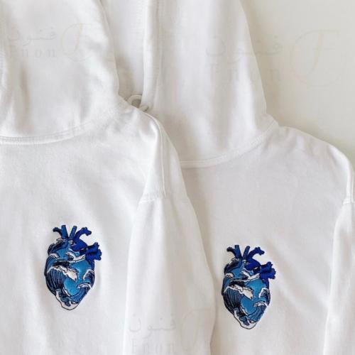 بلوفر كبلز بتصميم القلب