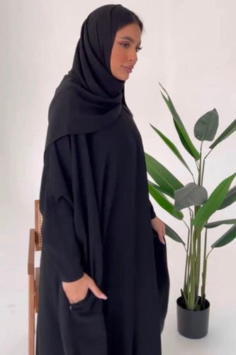 عبايه الحج والعمره اكمام سحاب