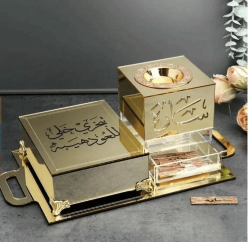 طقم مباخر مرايا بالاسم