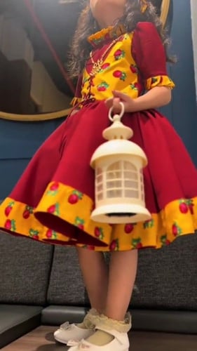 فستان شالكي رمضاني أنيق