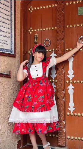 فستان شالكي أنيق