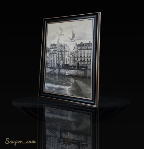 طلب مسبق Premuim canvas painting including Frame م...