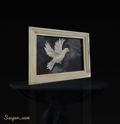 طلب مسبق Premuim canvas painting including Frame م...