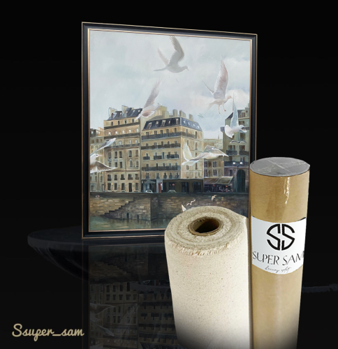 Premium canvas printing referencing HD original ar...
