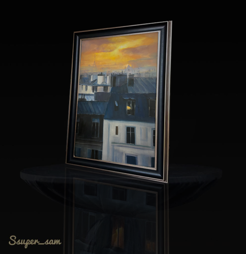 طلب مسبق Premuim canvas painting including Frame م...