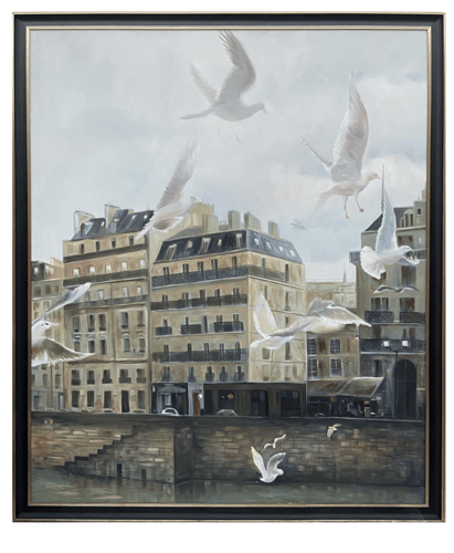 طلب مسبق رسم يدوي كبير جدا زيتي صورة مقاس 200*160...